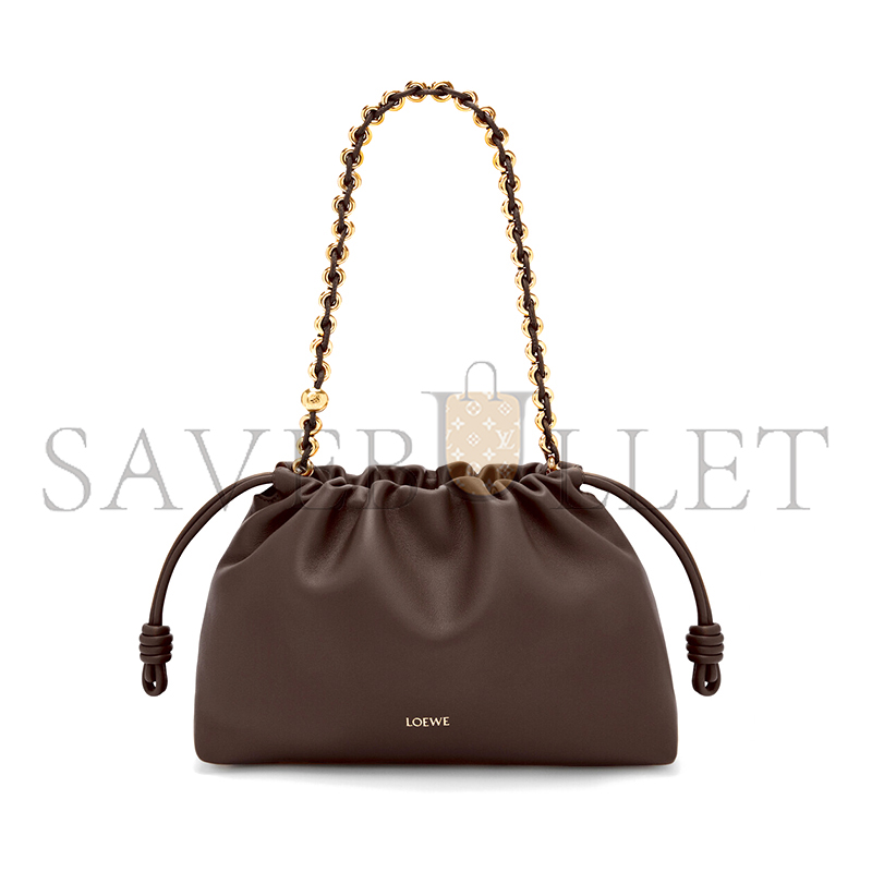L0ew* medium flamenco purse in mellow nappa lambskin a411fcrx75 (30*20*10.5cm)